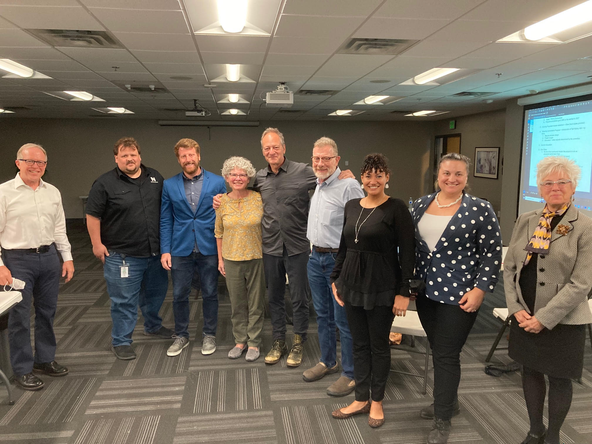 A photo of the original Visioning Committee of the Crooked Creek Cultural Campus